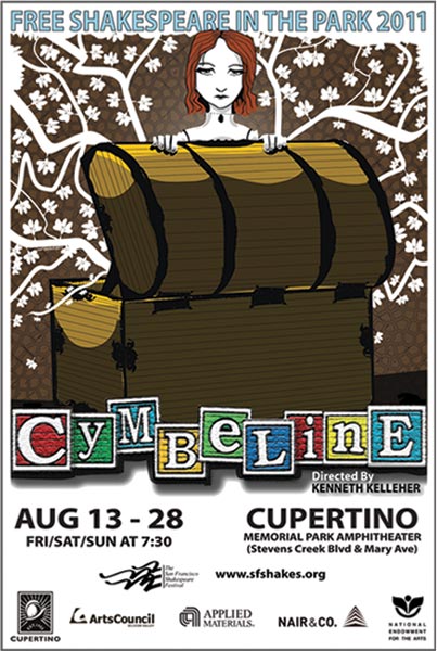 Free Shakes 2011 poster - Cymbeline